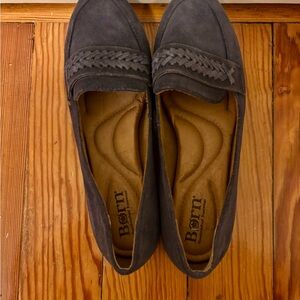 Born Navy Suede Loafers Women’s 7.5